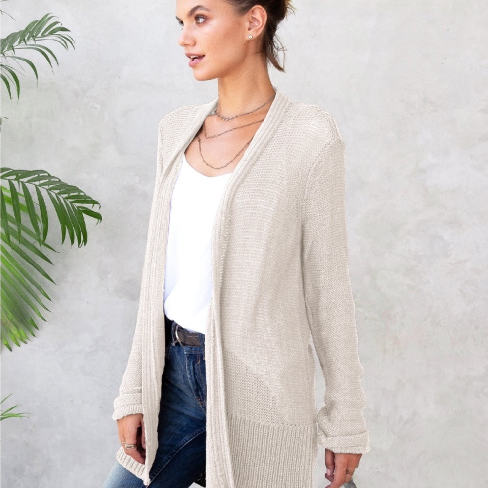 WOODEN SHIPS  ERYN CARDIGAN COTTON SIZE S/M